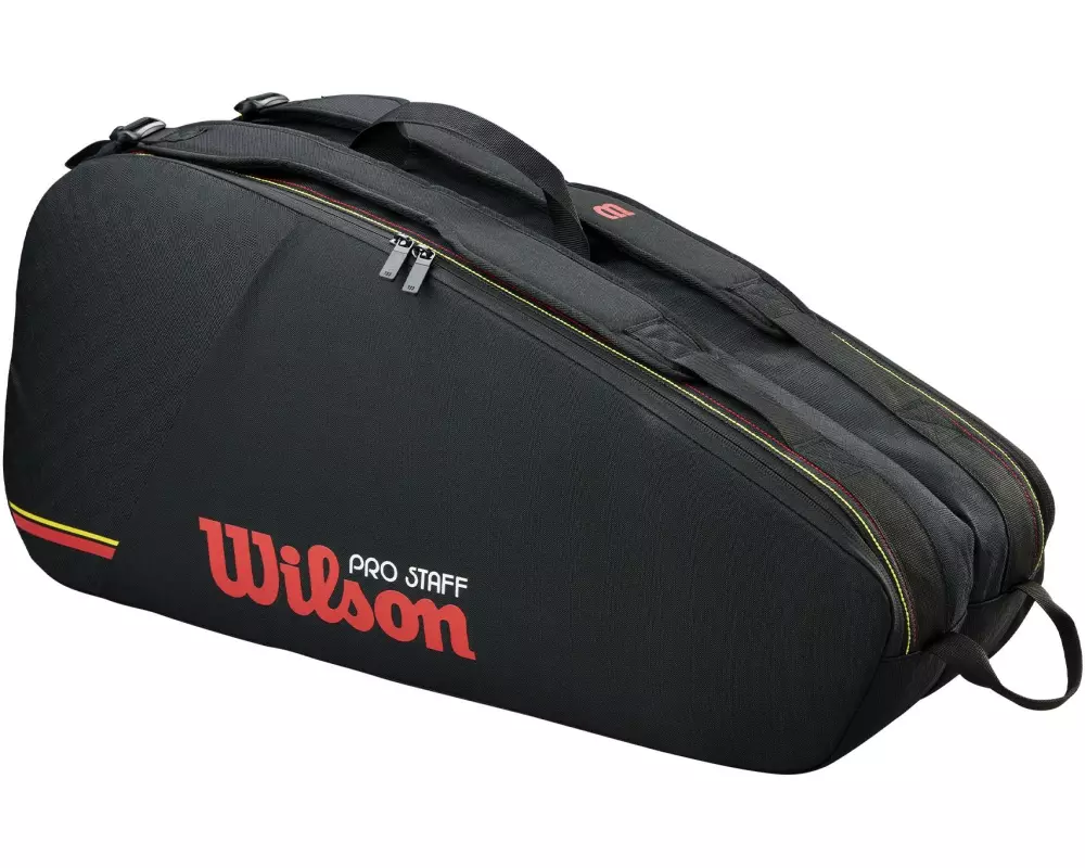 Wilson Rackettasche Pro Staff Classic 6er-Schlägertasche Schwarz