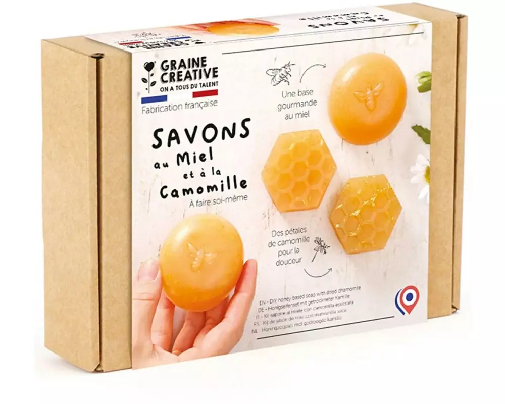 Graine Créative Graine Créative Seifen-DIY-Set Honig Honig und Kamille