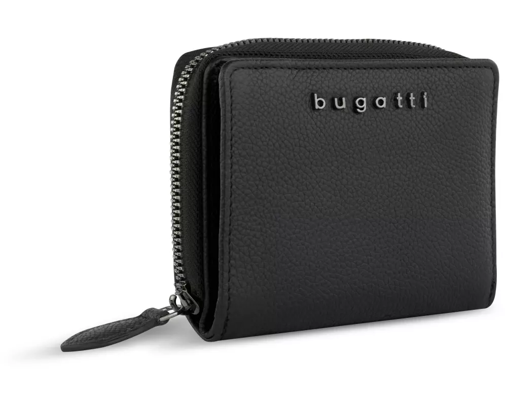 Bugatti Portemonnaie Bella 12 cm, Schwarz