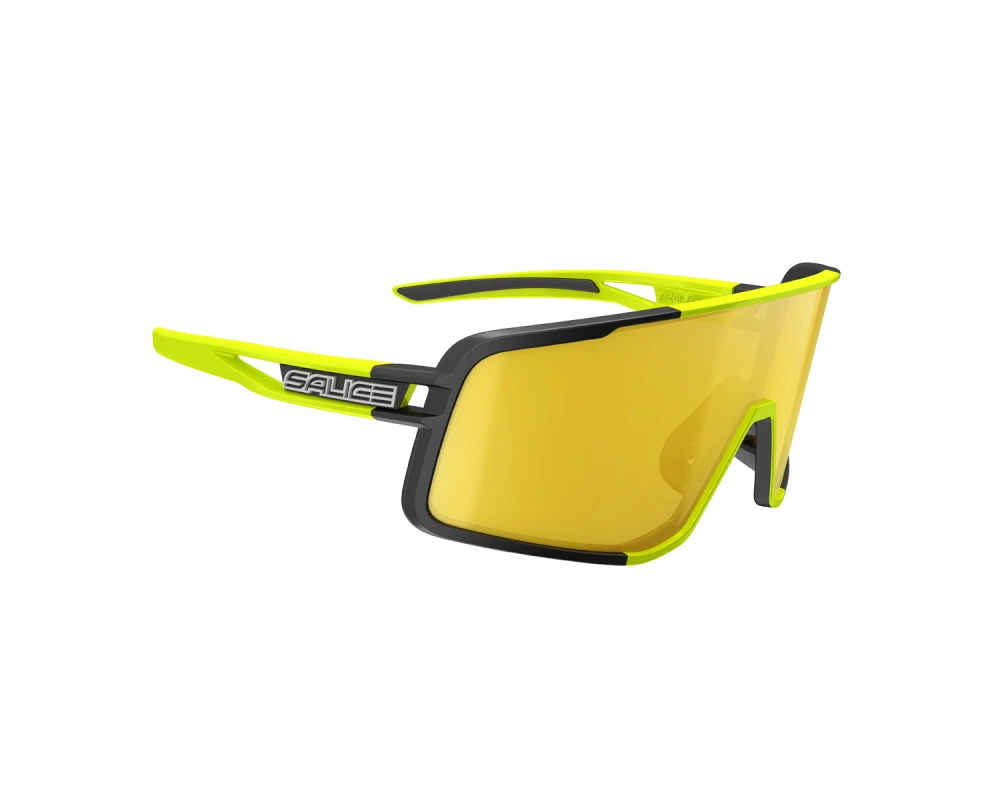 Salice Occhiali Sportbrille 022RW, Black-Lime / RW Yellow