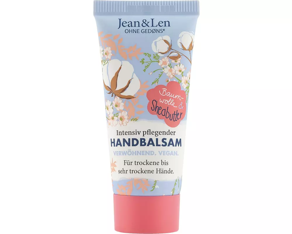 Jean & Len Handcrème Baumwolle/Sheabutter 75 ml