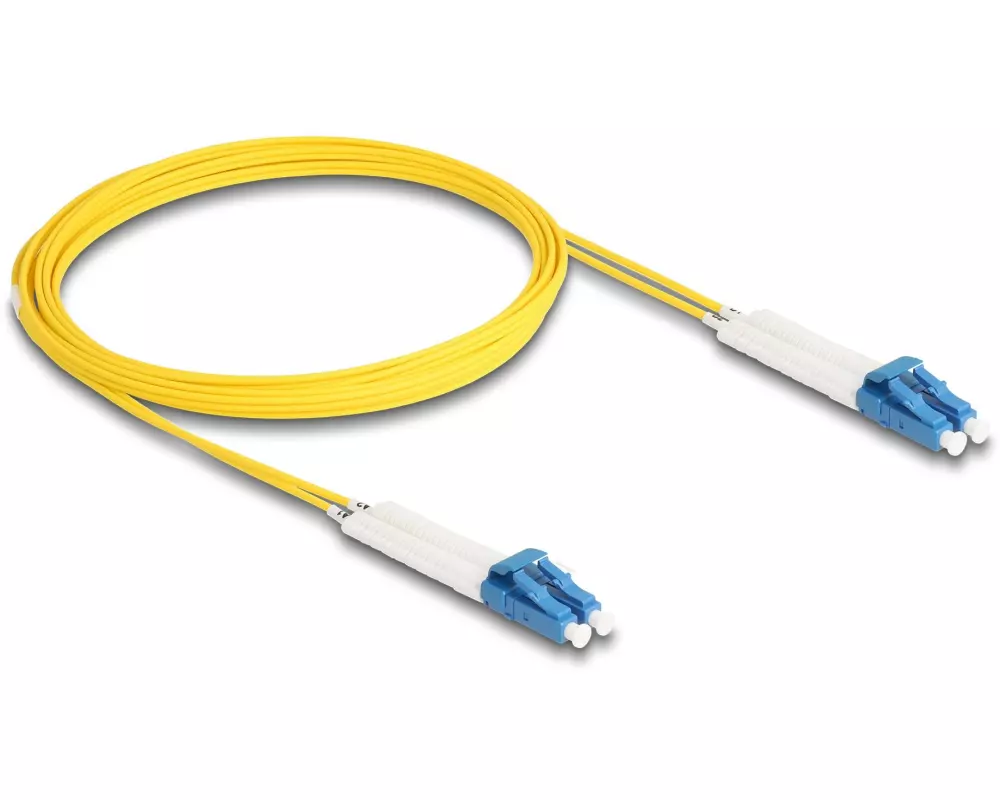 Delock LWL-Patchkabel Singlemode LC – LC, OS2, Duplex, 3 m