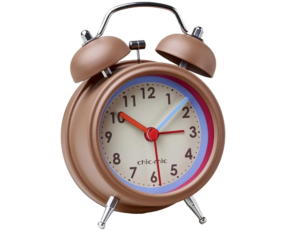 Chic Mic Klassischer Wecker Mocca