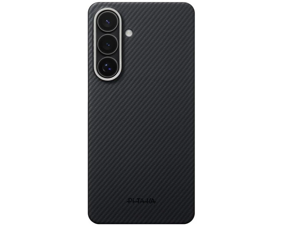 PITAKA Aaron Button Edge Case Galaxy S26 Magsafe, Black Grey