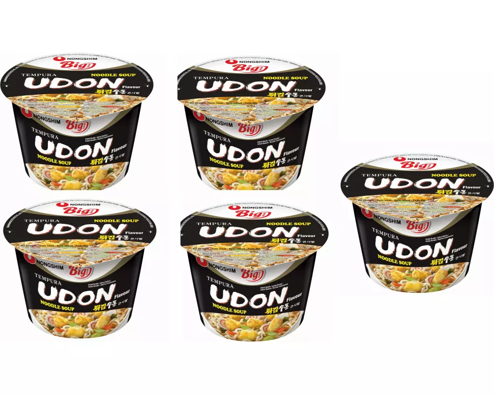 Nongshim Nudelsuppe Udon Big Cup 5 x 111 g