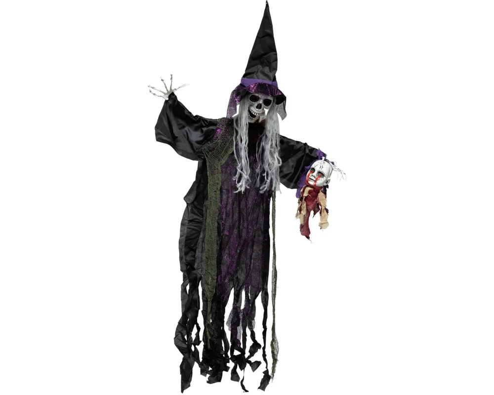 Dekomat AG Halloweenfigur »Skelett«, 120 x 90 cm, Schwarz / Beige