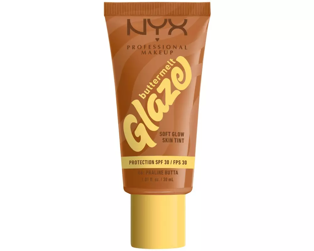 NYX Professional Makeup Foundation Buttermelt Glaze LSF 30 06 Praline Butta