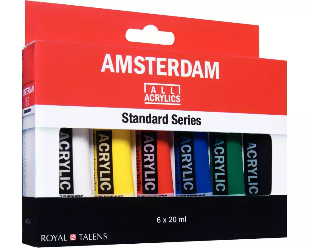 Amsterdam Acrylfarbe Standard Serie Introset 1, 6 x 20 ml