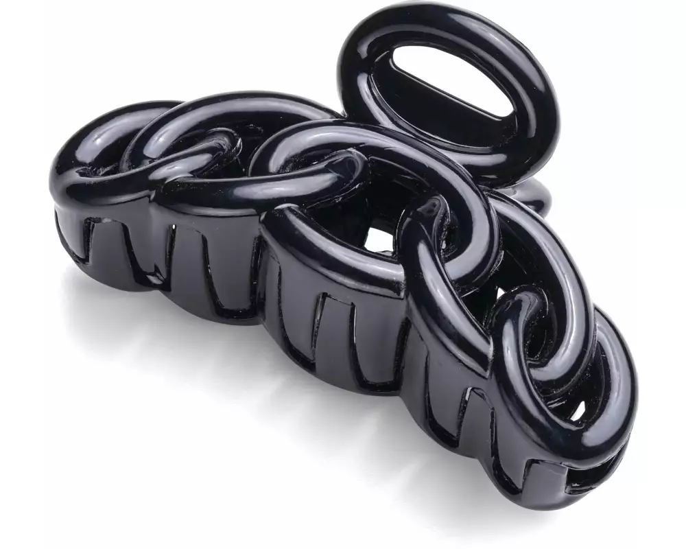 Trisa Accessoires Haarklammer 9 cm, geschwungen, schwarz