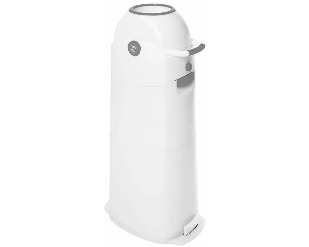 Diaper Champ Windeleimer Large 80 l Silber/Weiss