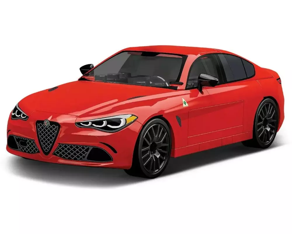 COBI Bausteinmodell Alfa Romeo Gulia Quadrifoglio 1:35