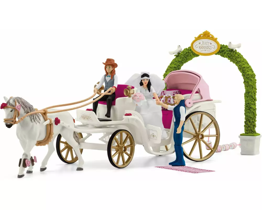 Schleich Spielfigurenset Horse Club Hochzeitskutsche