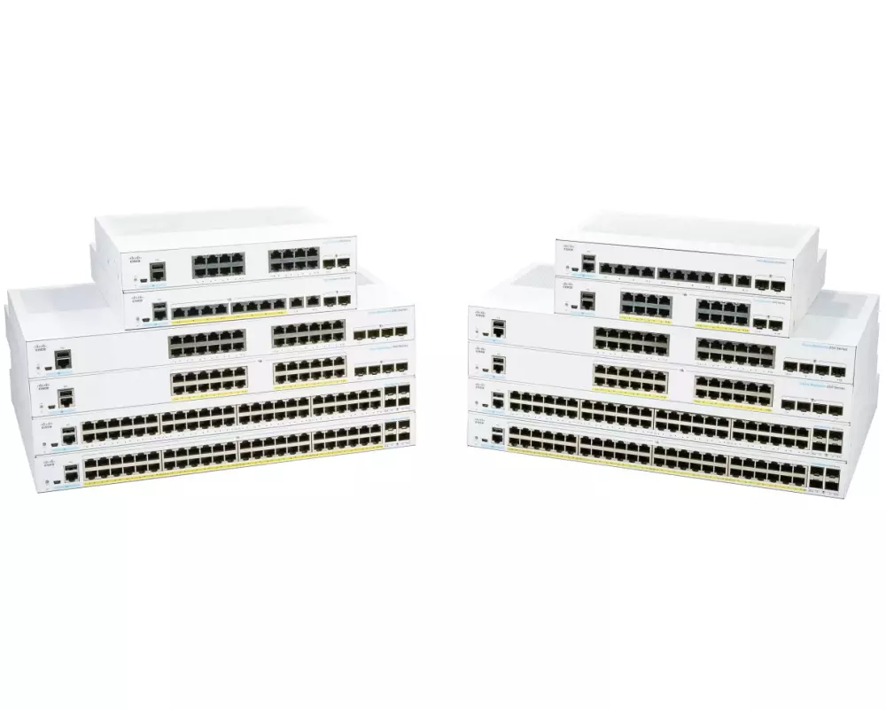 Cisco PoE+ Switch CBS250-48PP-4G-EU 52 Port