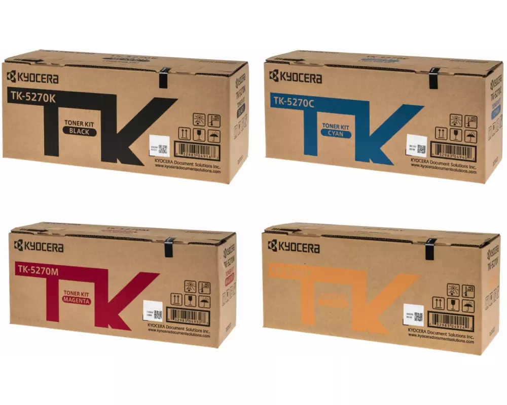 Kyocera Tonerset TK-5270 Magenta/Yellow/Black/Cyan