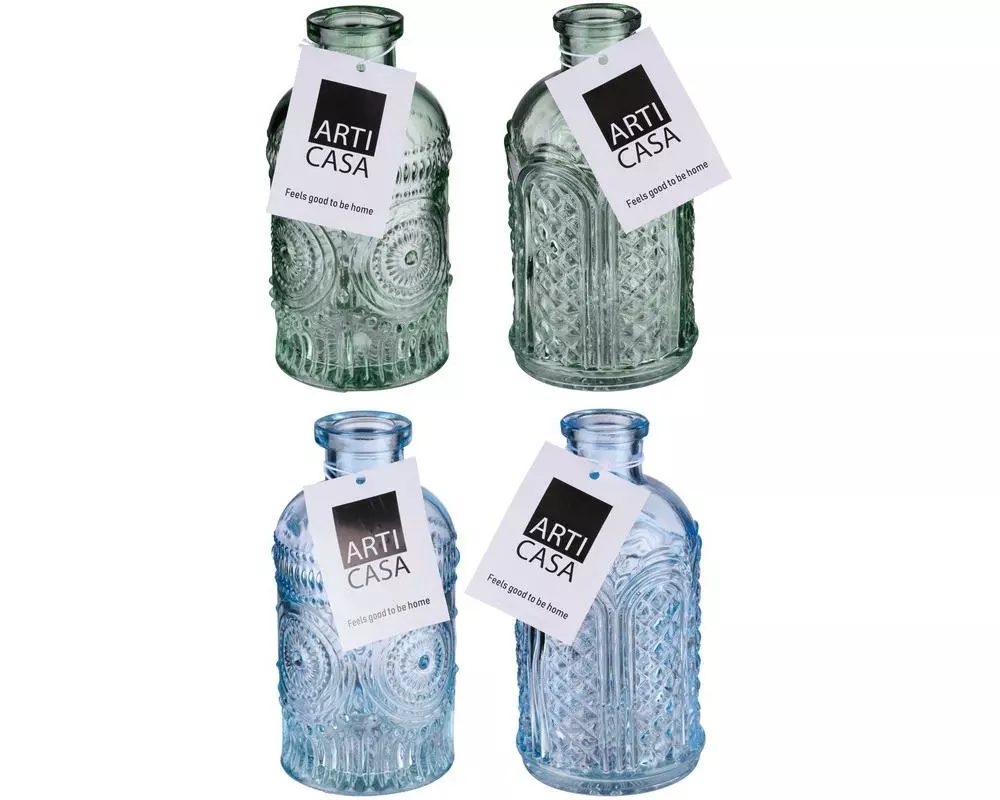 Arti Casa Vase Colored Print 4as 6.3 cm, Assortiert