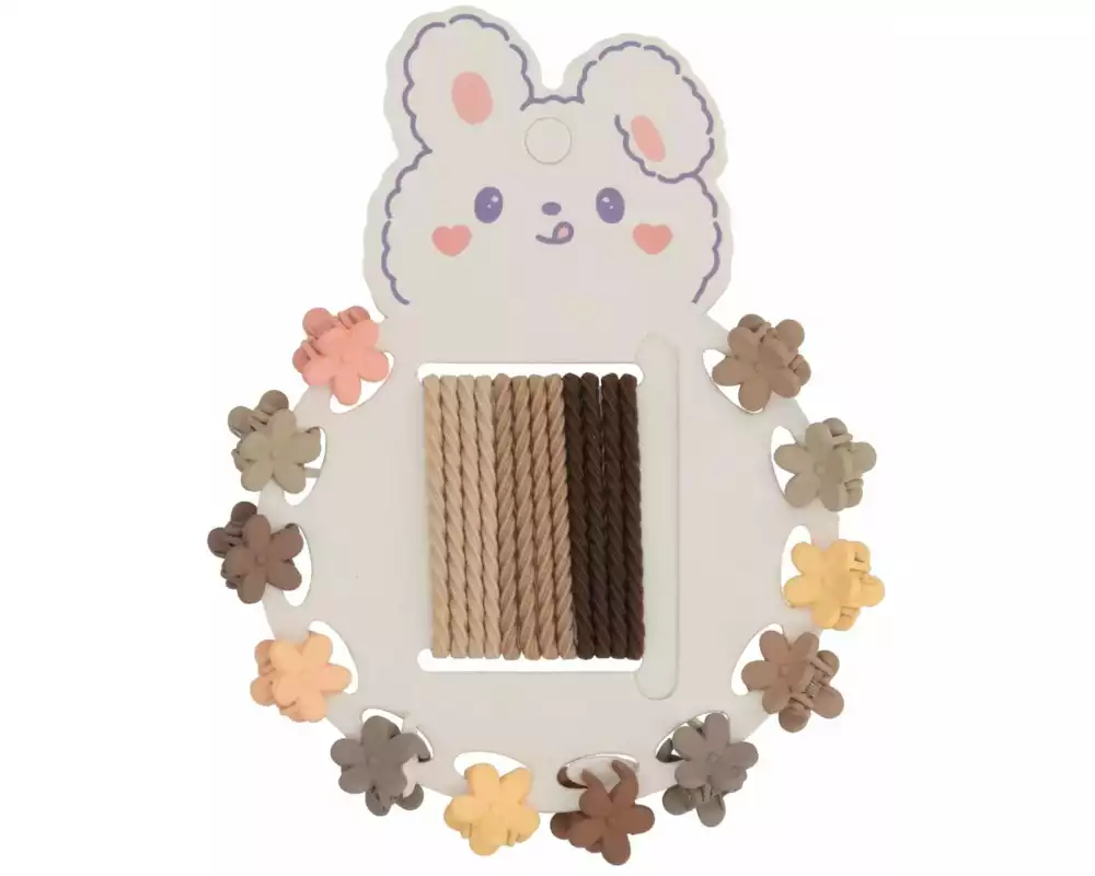 Trisa Accessoires Haarklemme Blumen mit Haargummis