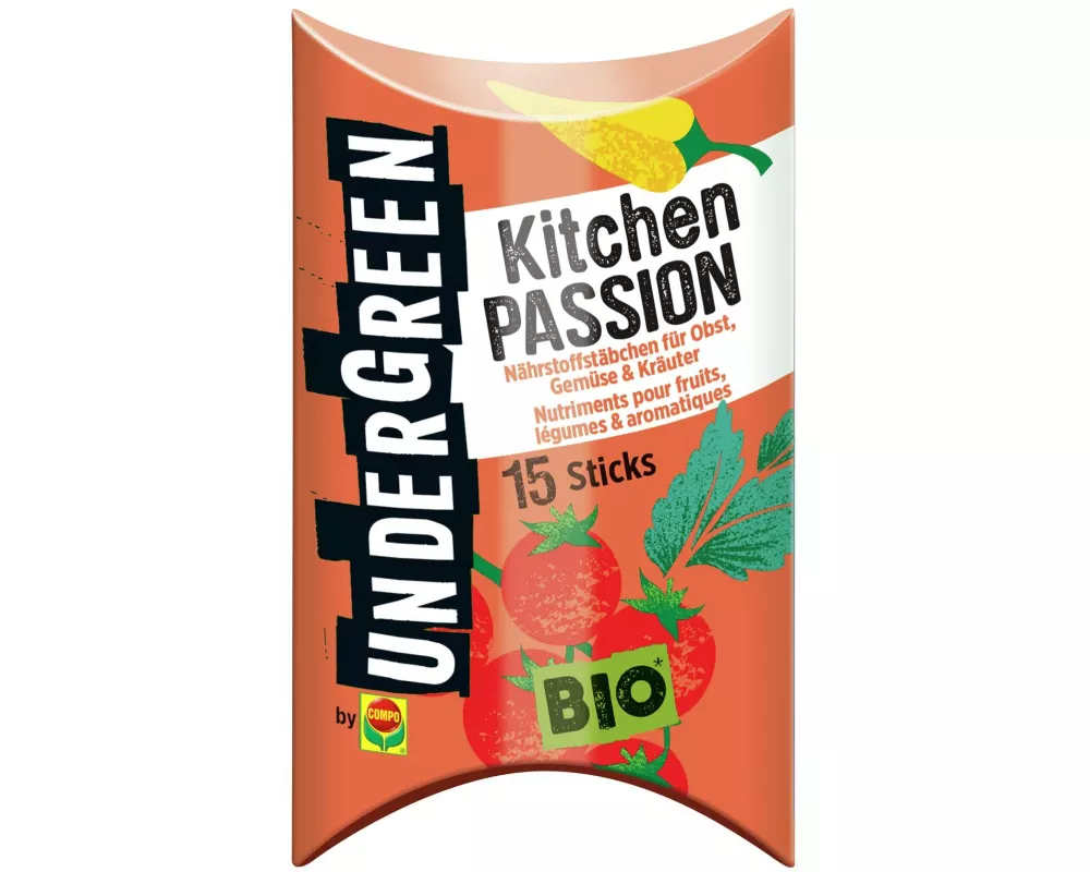Gesal Stickstoffdünger BIO Undergreen Kitchen Passion, 15 Stück