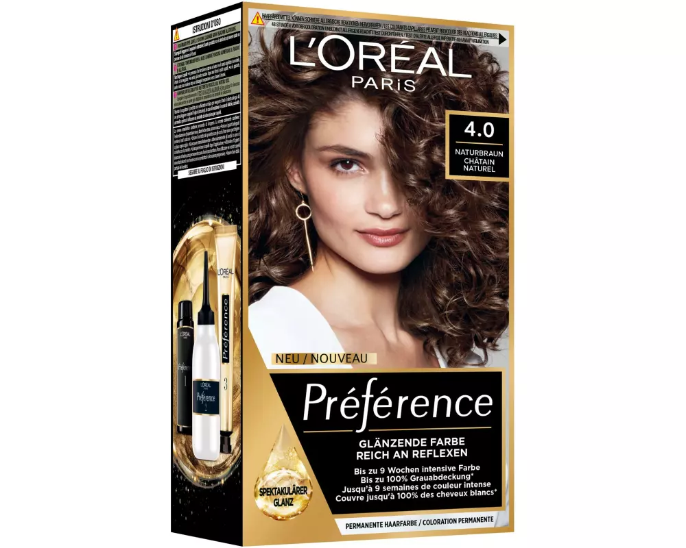 L'Oréal Paris Préférence 4 Naturbraun/Châtain naturel 1 Stück