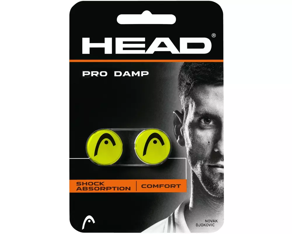 HEAD Tennis Dämpfer Pro 2er-Pack, Gelb