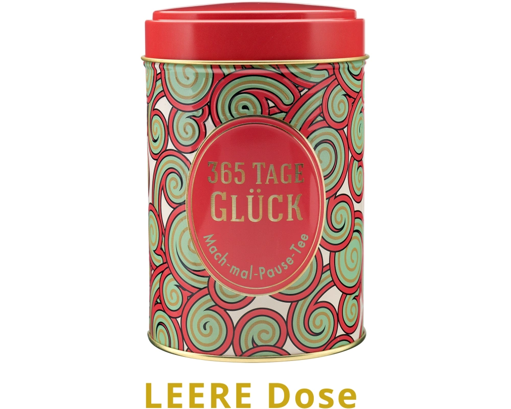 ROOST Teedose 1891 leer, 365 Tage Glück