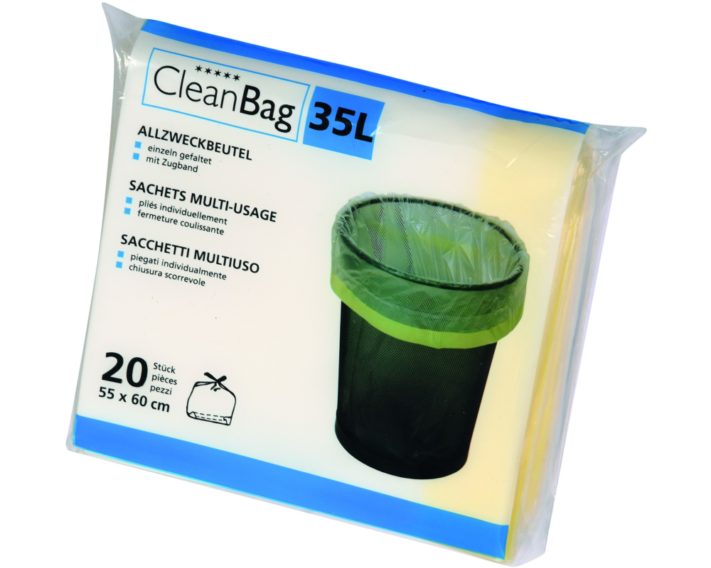 CLEANBAG Allzweckbeutel 2574 35lt, 20 Beutel