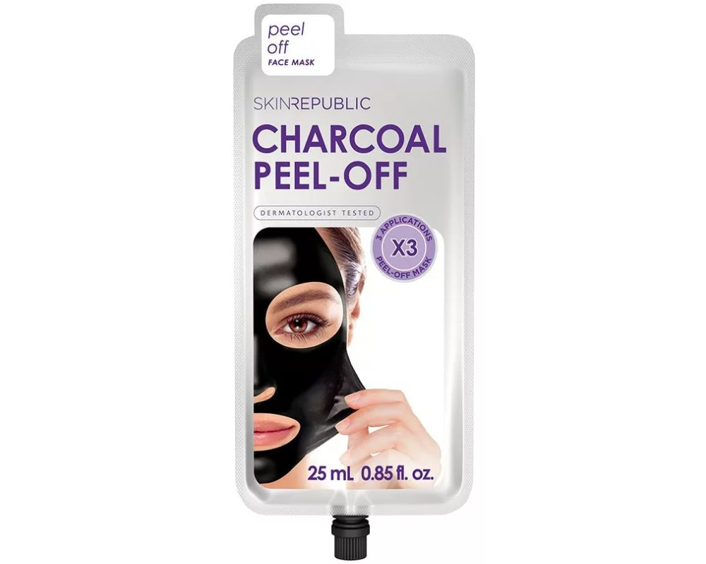 SkinRepublic Gesichtsmaske Charcoal Peel-Off 1 Stück