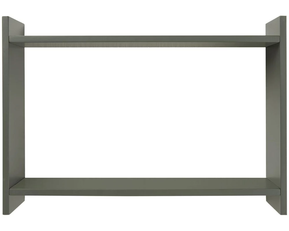 House Nordic Wandregal Bamberg 14.5 x 50 x 35 cm, Grün