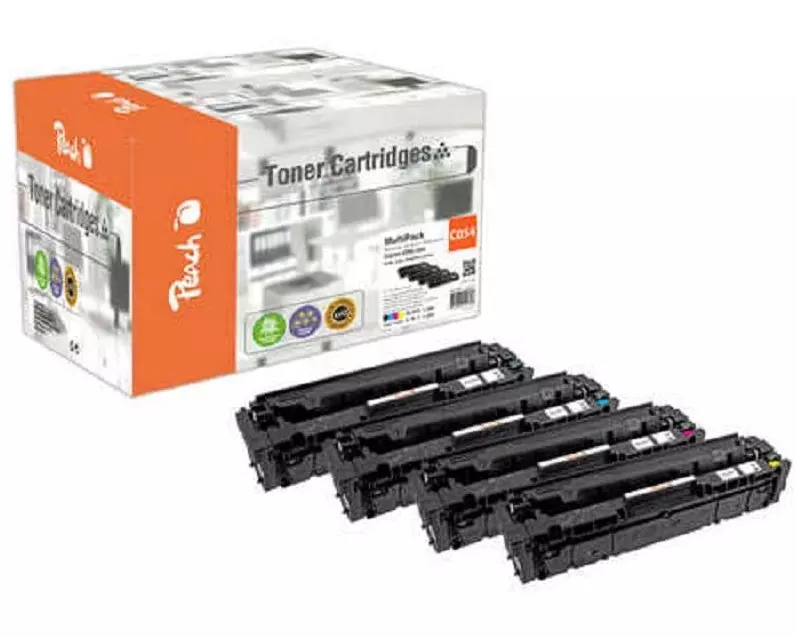 Peach Tonerset Canon CRG-054 MultiPack BK/C/M/Y