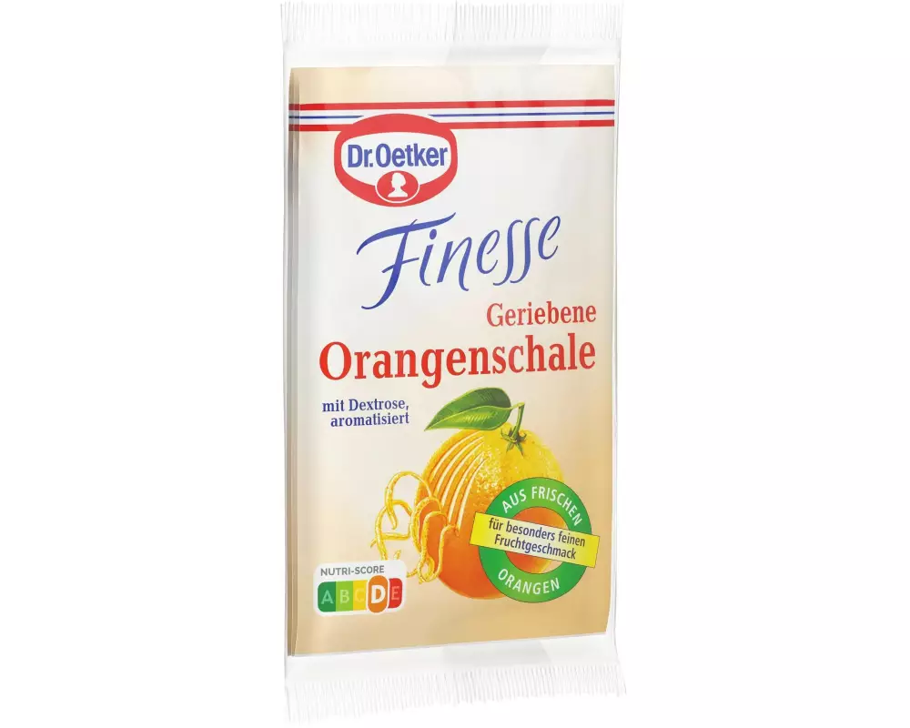 Dr.Oetker Finesse Geriebene Orangenschale 3 x 18 g