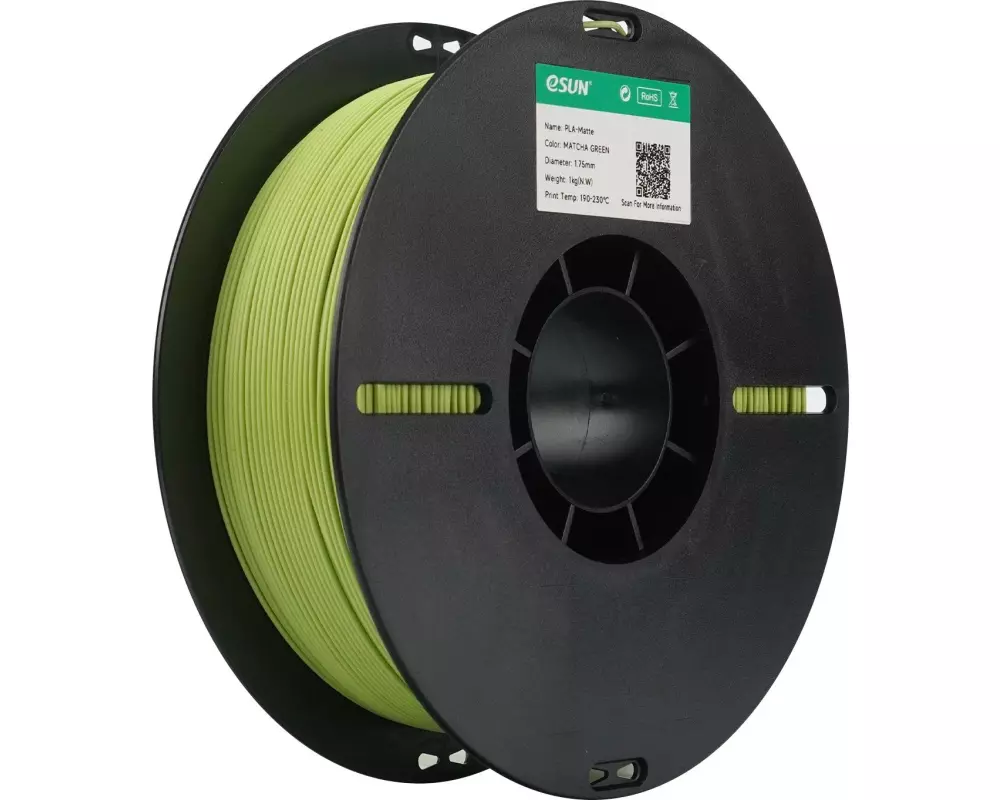 eSun Filament eSun, Filament , PLA MT, Matcha-Grün 1.75 mm 1 kg