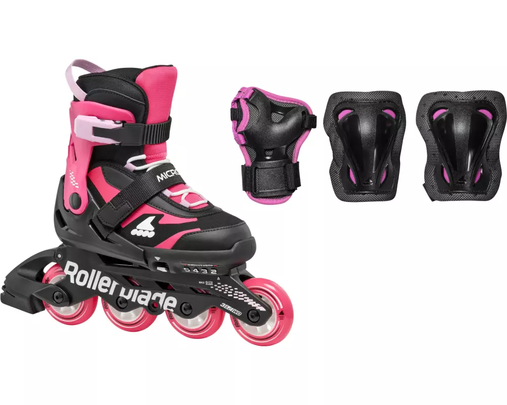 ROLLERBLADE Inline-Skates Microblade Combo Schwarz/Pink, 36.5-40.5