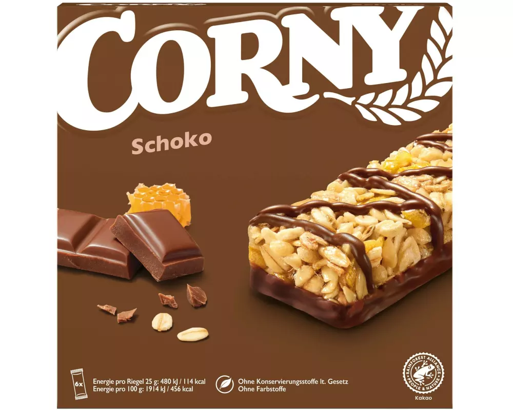 Corny Riegel Schoko 6 x 25 g