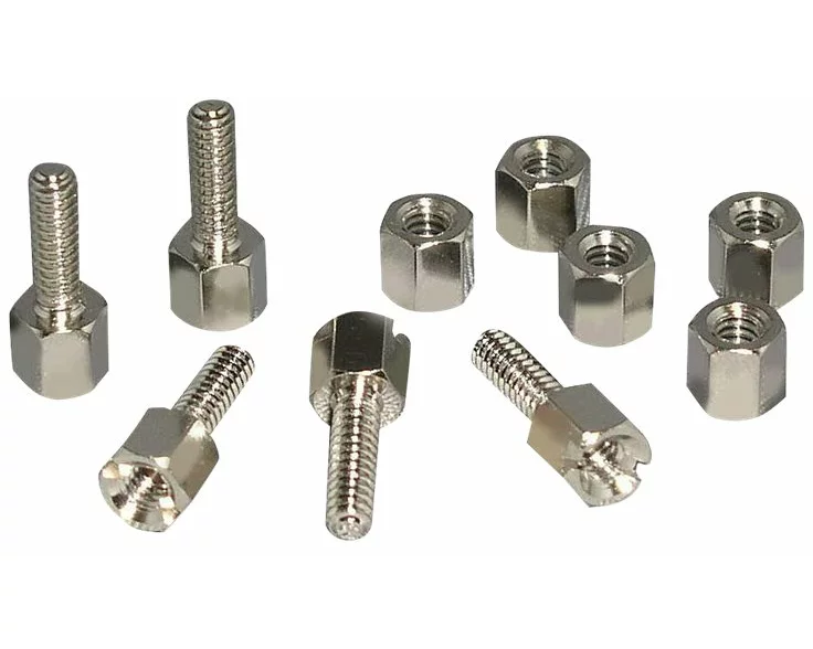LINDY Holding Posts & Nut Set 10pk UNC 4-40 5/14mm and 5mm nut