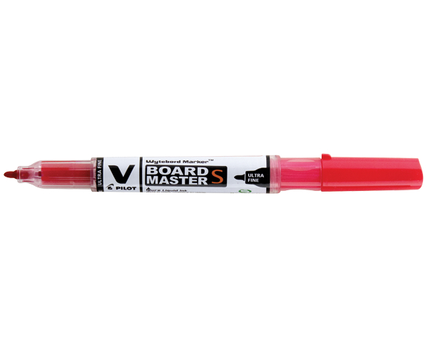 PILOT Whiteboard Marker 0,8mm WBMAVSUFB rot V-Board Master S UF