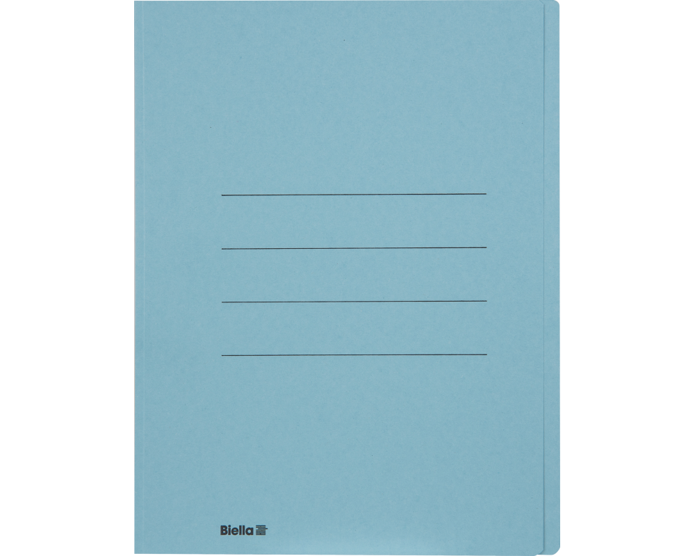 BIELLA Einlagemappe A4 25040005U blau 240g/m2