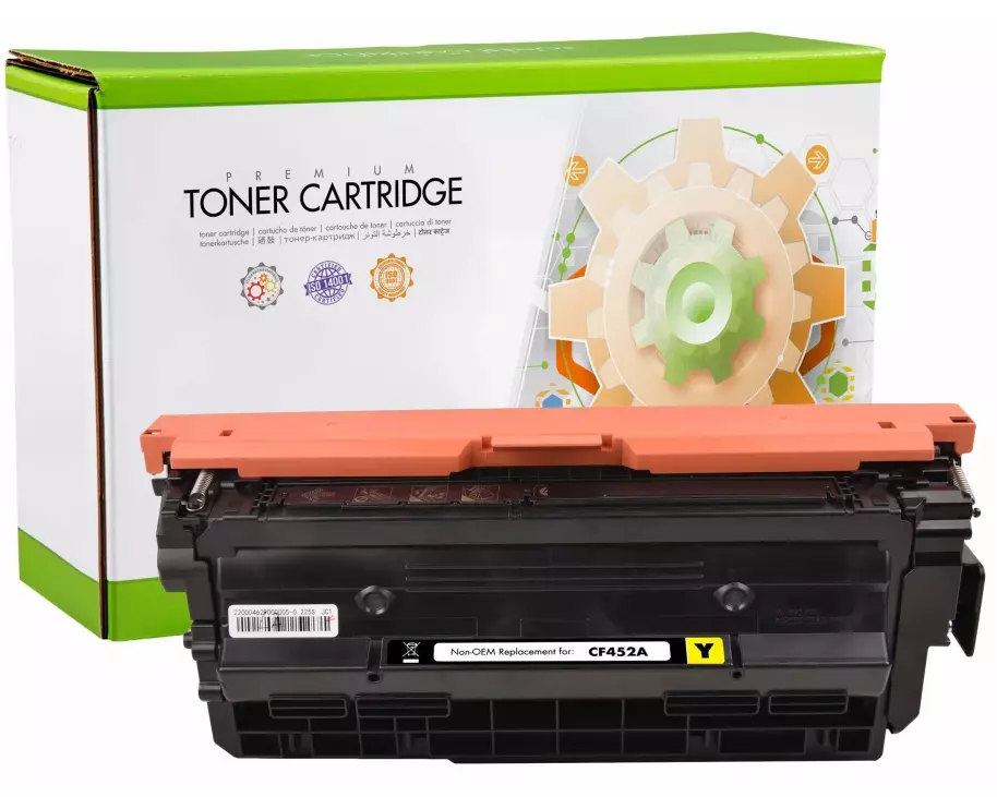 STATIC Toner cartridge compatible with HP CF452A yellow remanufactured 10.500 pages