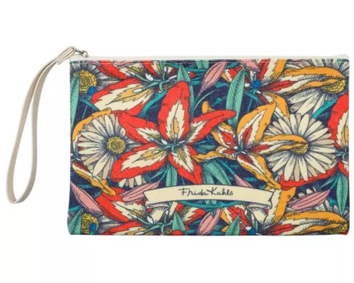 Clairefontaine Accessoires-Tasche Frida Kahlo Mehrfarbig