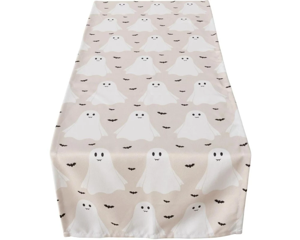 Boltze Tischläufer Ghostie Textil, 140 x 40 cm