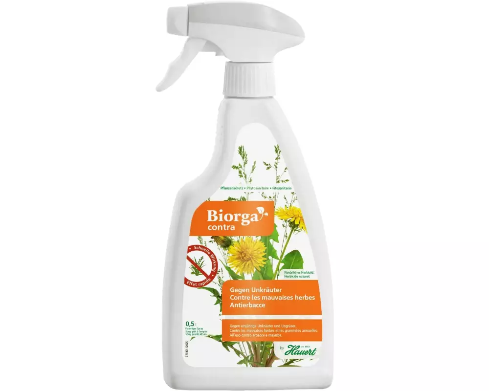 Hauert Herbizid Biorga Contra Spray gegen Unkräuter 500 ml