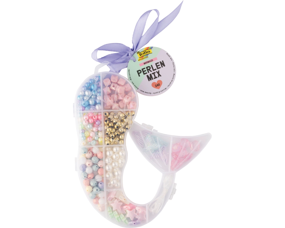 FOLIA Perlen Mix 32022 Mermaid 240 Teile