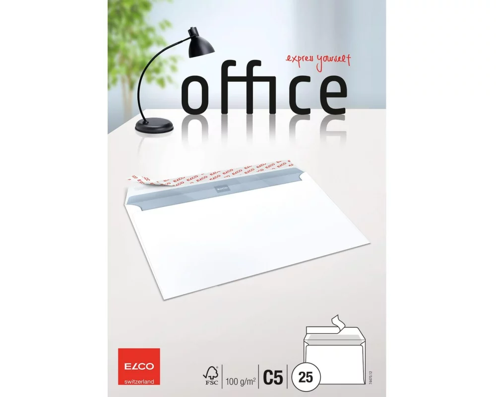 ELCO Couvert Office C5 ohne Fenster, 25 Stück
