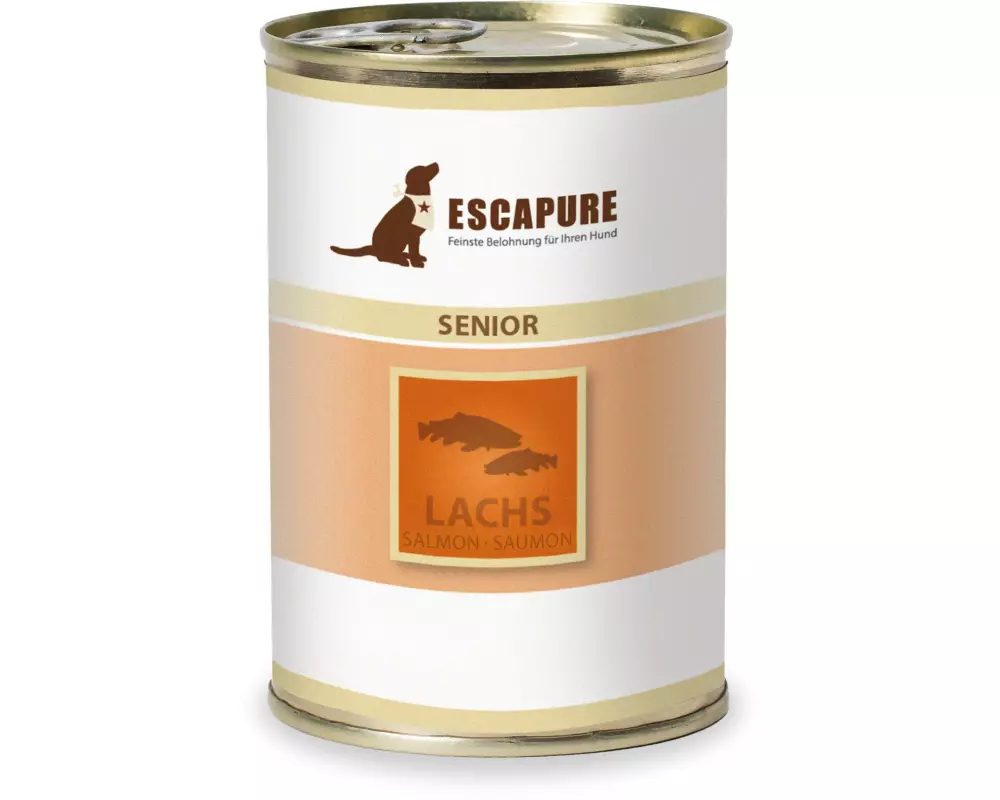 Escapure Nassfutter Senior Menü-Lachs, 400 g