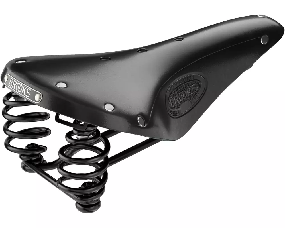 BROOKS Fahrradsattel Flyer, Schwarz