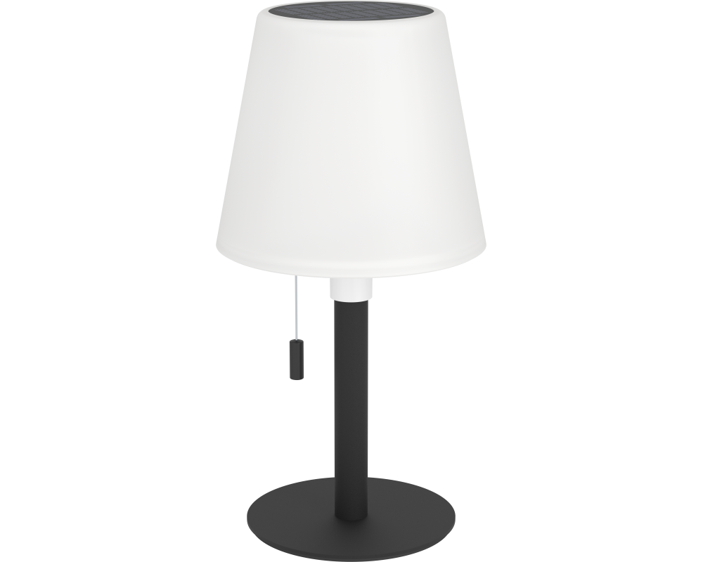 EGLO Tischleuchte Montapalma 75889 schwarz, Solar