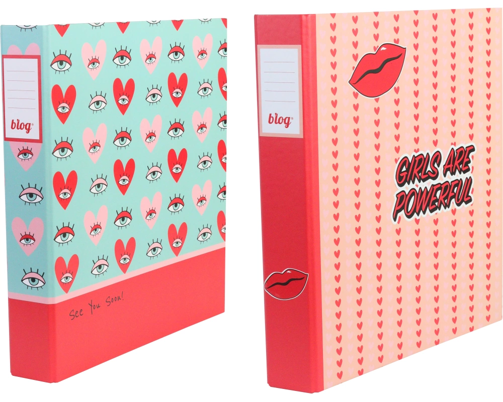 ANCOR Ringbuch Girl Power 112887 mehrfarbig 2 Ring A4