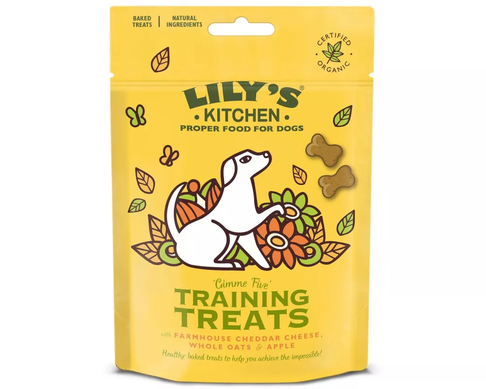 Lily's Kitchen Leckerli Bio Training Treats, Käse/Apfel, 80 g