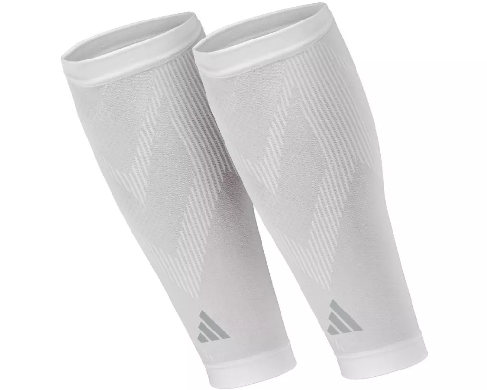 adidas Compression Calf Sleeves Weiss, L-XL