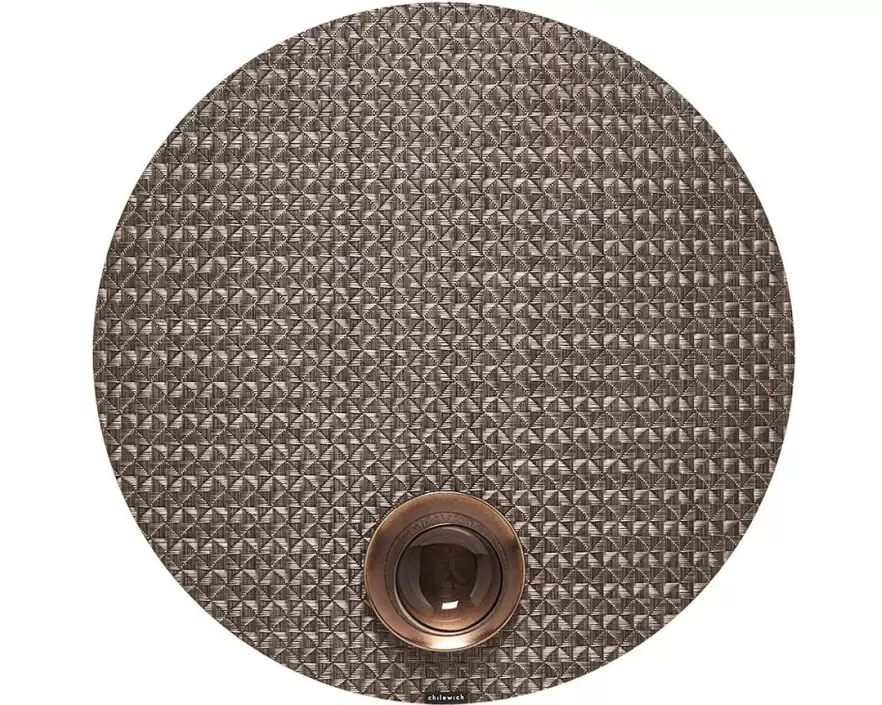 Chilewich Tischset Origami, 38 cm x 38 cm, Cocoa