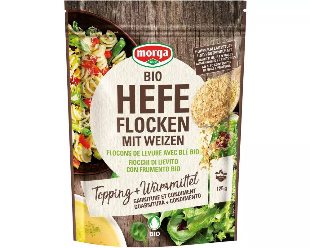 Morga Bio Hefeflocken mit Weizen 125 g