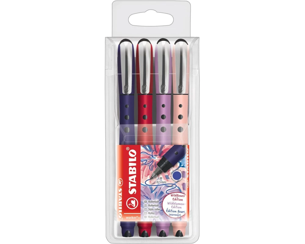 STABILO worker+ 0.5 mm Rollerball NatureCOLORS Wildflower